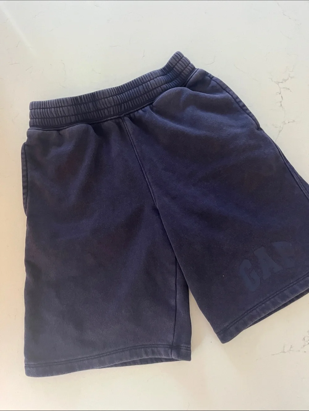 GAP Boys Dark Navy Athletic Knit Shorts